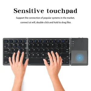 Foldable Tablet Keyboard With Touchpad