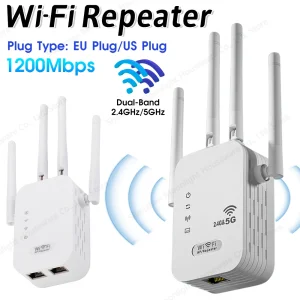 Dual-Band 2.4G 5G WiFi Repeater