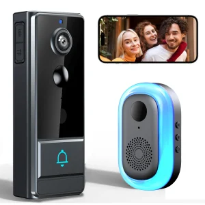 Wireless Security Video Doorbell with Night vision, Photo, and 2-Way Audio